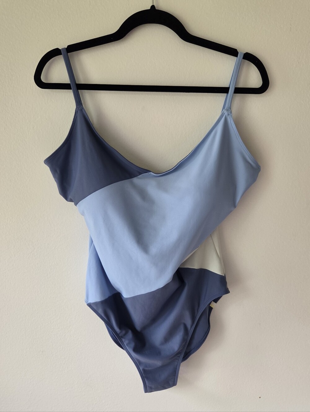 Summersalt The Marina 1 Piece Swimsuit, Blue Colorblock Size 14